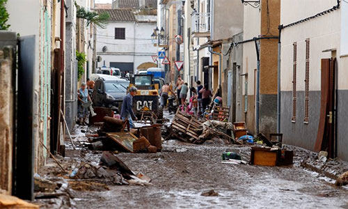 inundaciones en Mallorca España declara a Mallorca como zona de emergencia